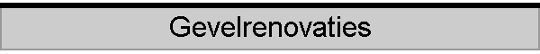 Gevelrenovaties